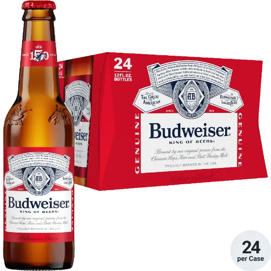 Picture of Budweiser 24 Pack 12 Ounce Bottles