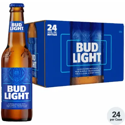 Picture of Bud Light 24 Pack 12 Ounce Bottles