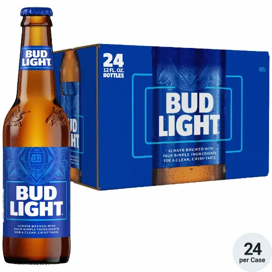 Picture of Bud Light 24 Pack 12 Ounce Bottles