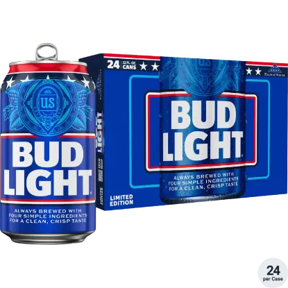 Picture of Bud Light 24 Pack 12 Ounce Cans