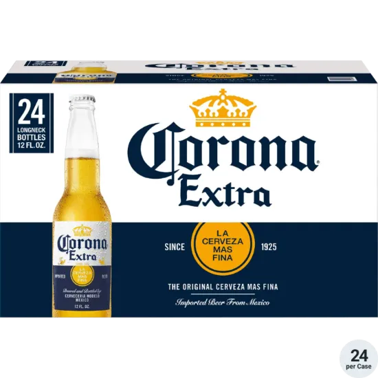 Picture of Corona Extra 24 Pack 12 Ounce Bottles