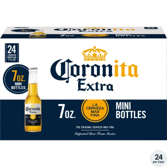 Picture of Corona Extra Coronita 24 Pack 7 Ounce Bottles