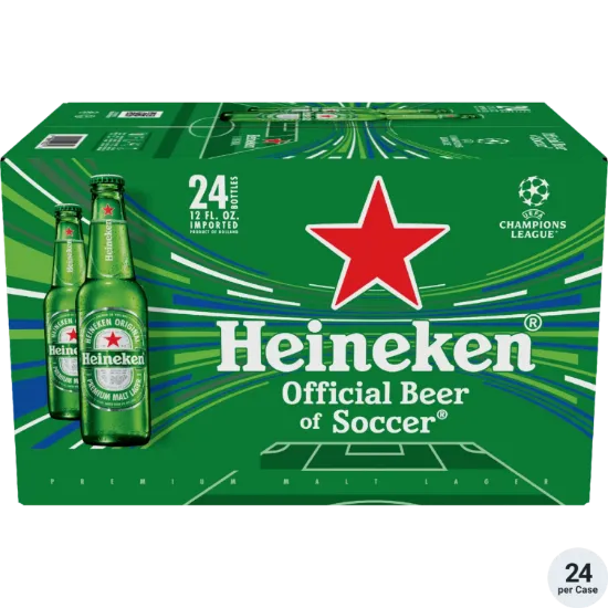 Picture of Heineken 24 Pack 12 Ounce Bottles