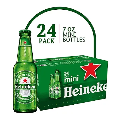 Picture of Heineken 24 Pack 7 Ounce Bottles