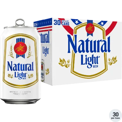 Picture of Natural Light 30 Pack 12 Ounce Cans