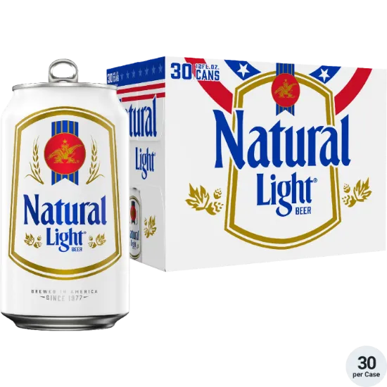 Picture of Natural Light 30 Pack 12 Ounce Cans