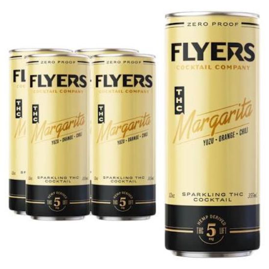 Picture of FLYERS MARGARITA THC 5MG 12OZ 4PK